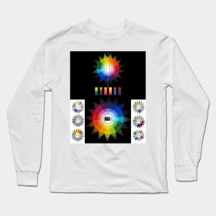 Arts Tree colour wheel apron Long Sleeve T-Shirt